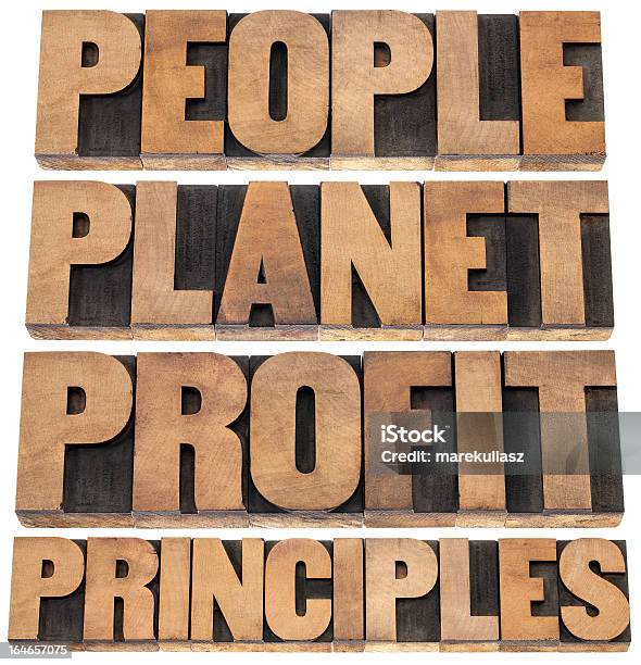 Foto de Pessoas E O Planeta Lucro Princípios e mais fotos de stock de Fazer dinheiro - Fazer dinheiro, Pessoas, Planeta