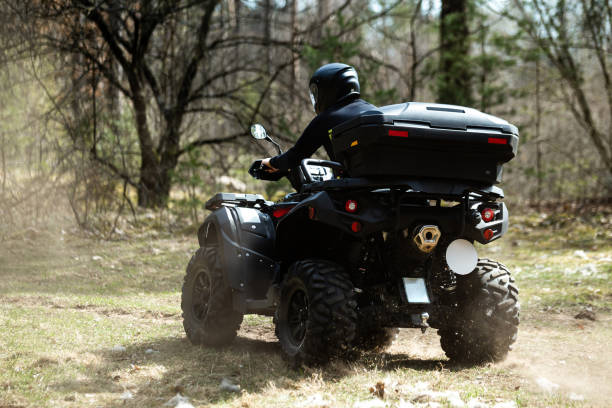 istock Man on the ATV Quad Bike 1646571900