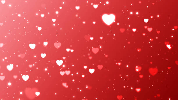 istock Seamless pattern with hearts. Romantic creamy peach background for textile, wallpaper, fabric, design 1646577296
