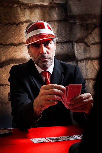 Poker Face . portrait stock photo