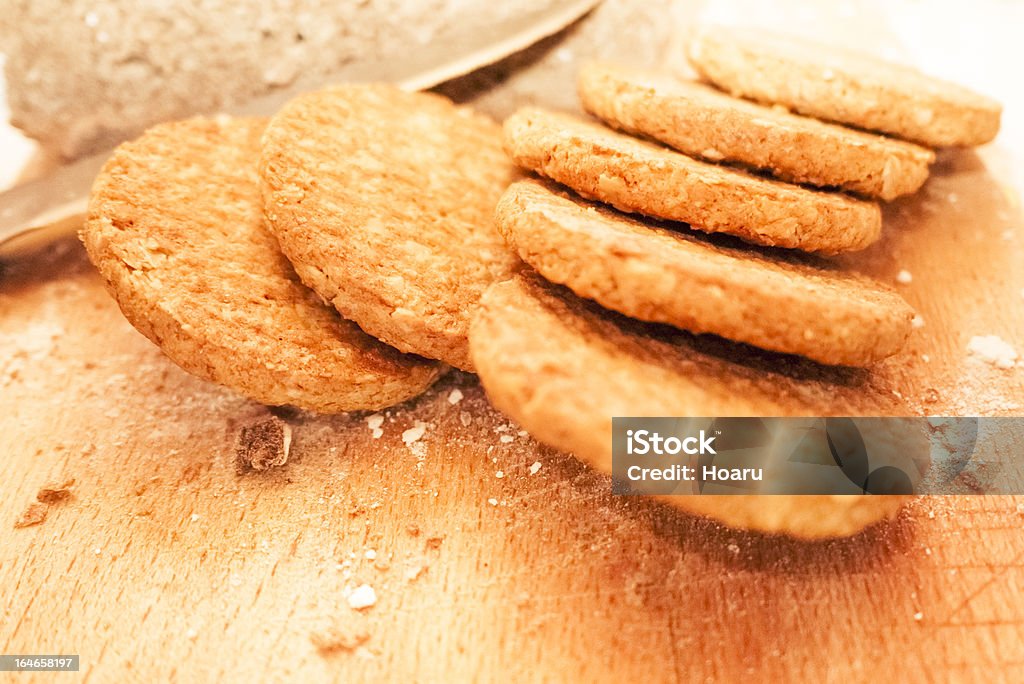 Hausgemachte Grain-Cookies - Lizenzfrei Bildschärfe Stock-Foto