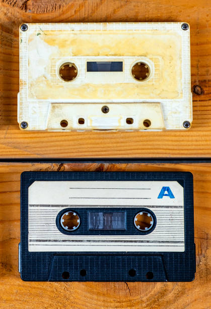 istock Old Audio Cassettes closeup 1646603126
