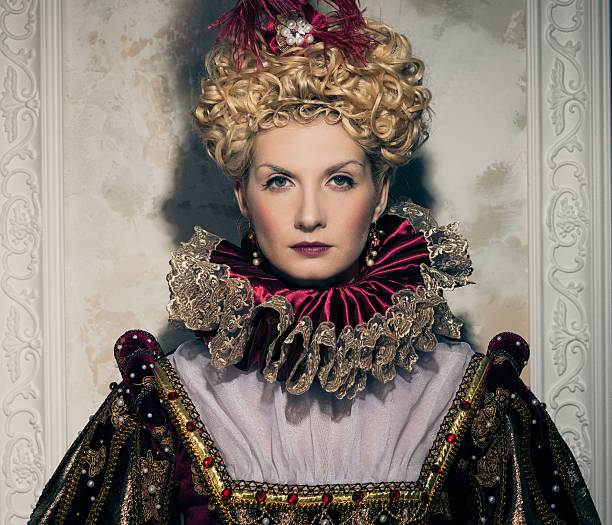 istock Haughty queen in royal dress 164660687