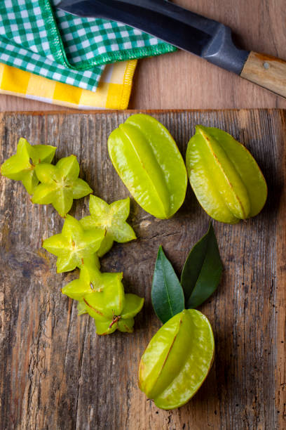 istock Organic carambola asian fruit, star fruit. 1646613762