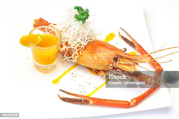 Foto de Prato De Lagosta Assada e mais fotos de stock de Almoço - Almoço, Animal, Assado no Forno