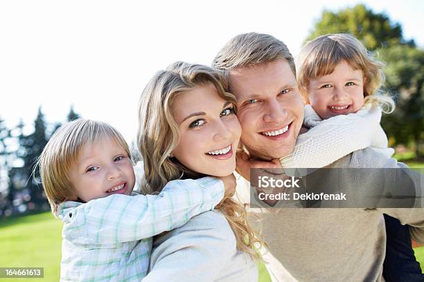 Family With Children Stock Photo - Download Image Now - 20-24 Years, 20-29 Years, Adult