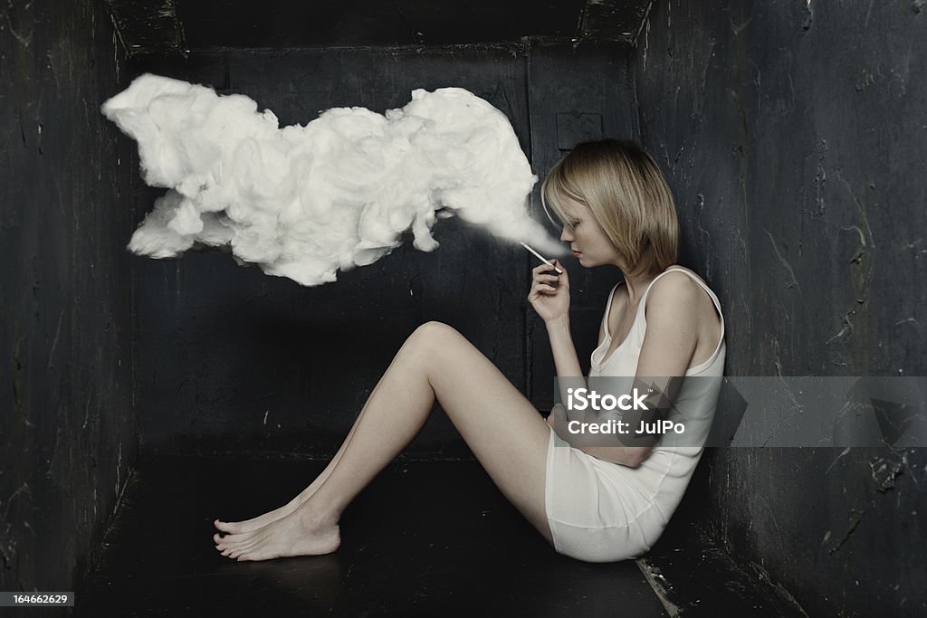 El tabaco mata - Foto de stock de Depresión libre de derechos