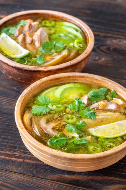 istock Green chili with chicken 1646626795