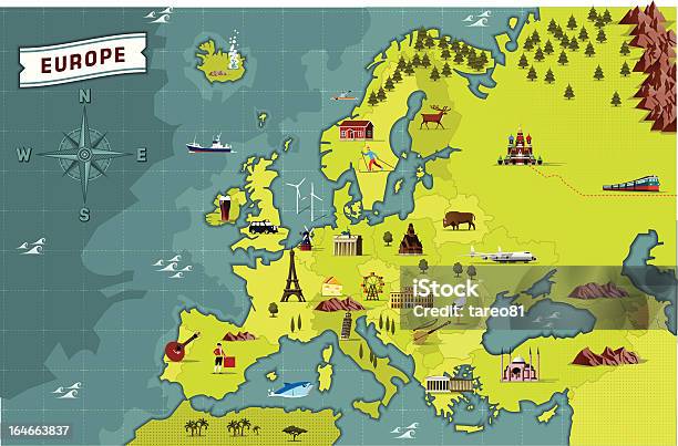 ヨーロッパの地図 - 間欠泉のベクターアート素材や画像を多数ご用意 - 間欠泉, イラストレーション, ベクター画像