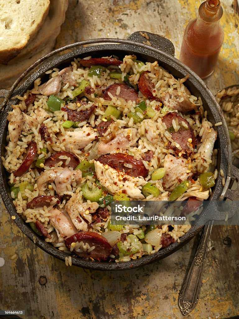 Jambalaya - Foto de stock de Arroz - Alimento básico royalty-free