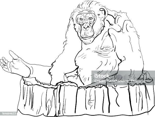 Ilustración de Gorila y más Vectores Libres de Derechos de Adulto - Adulto, Animal, Animal macho