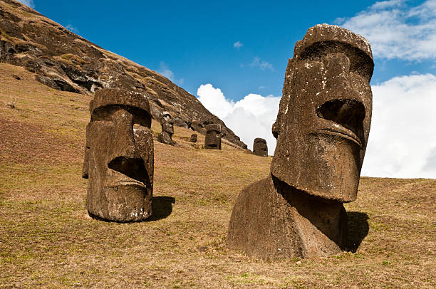 istock Moais at Rano Raraku, Easter Island, Chile 164664813