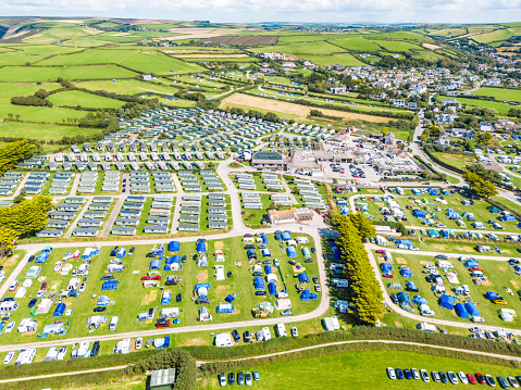 Tents and caravans camping in Devon