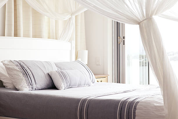 Luxury Bed stock photo