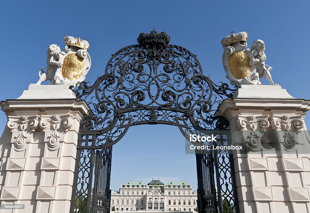 Belvedere, Vienna - Foto stock royalty-free di Palazzo Belvedere - Vienna