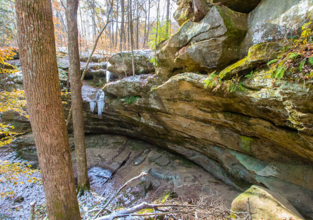 istock Hemlock Cliffs, Indiana in late Autumn 1646710411
