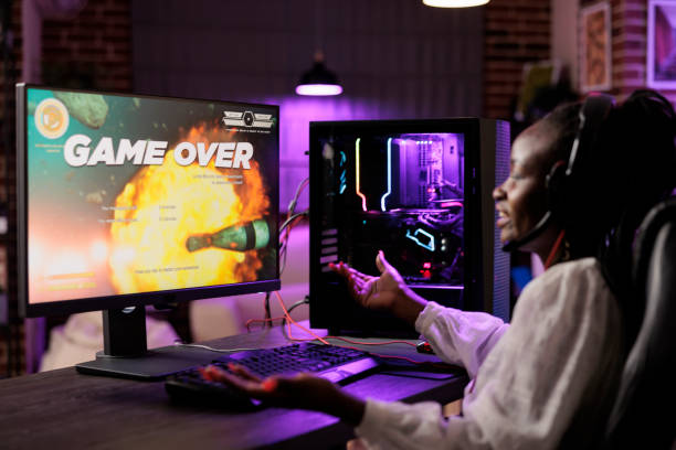 istock Gamer irked after losing game level 1646719037