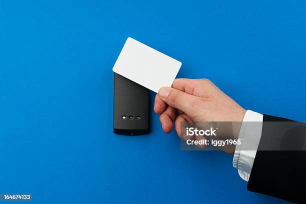 Electronic Security System Being Activated Stock Photo - Download Image Now - Cardkey, Radio Frequency Identification, Burglar Alarm