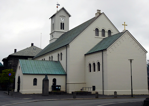 View of the Lutheran Cathedral, Reykjavik - Iceland
