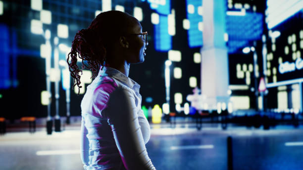 istock Euphoric person dancing on street 1646761306