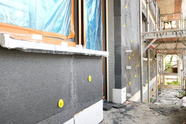 istock Construction site - insulation of a buildings facade 1646797103