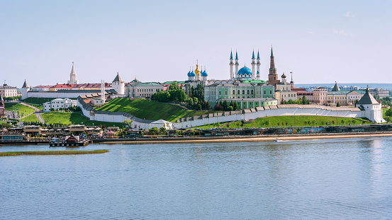 View of the Kazan Kremlin, Russia.