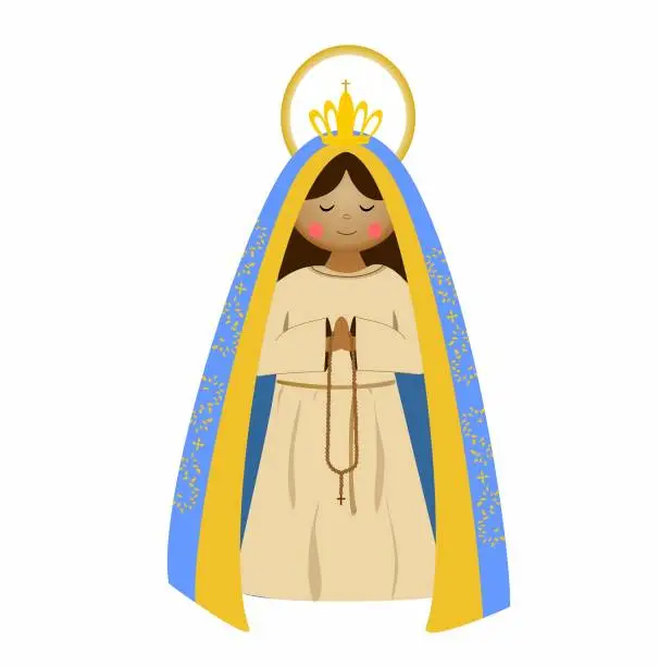 Vector illustration of Nossa Senhora Aparecida