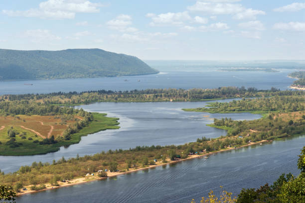 istock View of the Volga river, Samara, Russia. 1646876569
