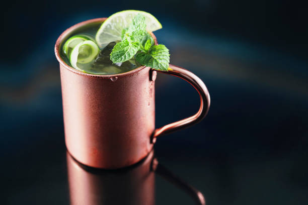 istock Moscow Mule in Brushed Copper Glass 1646895939