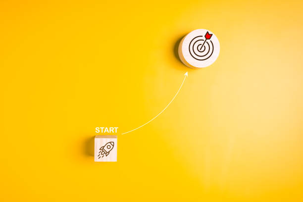 istock Successful target goal planing, Business growth process, Business strategy planning management, Business workflow development, Quality control assessment, Economic improvement 1647006745