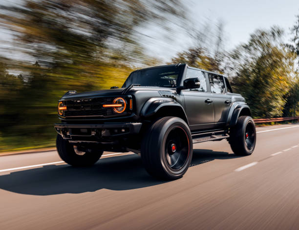 Ford Bronco Raptor Portland, OR, USA
August 29, 2023
Ford Bronco Raptor driving on the road ford truck black stock pictures, royalty-free photos & images