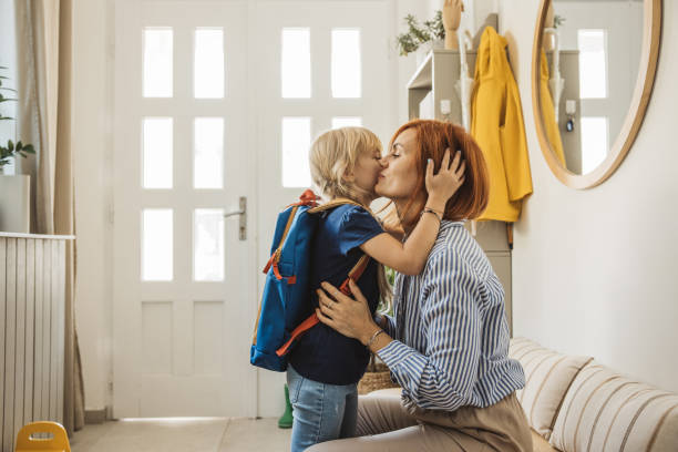 istock Schoolgirl preparing for school 1647111177