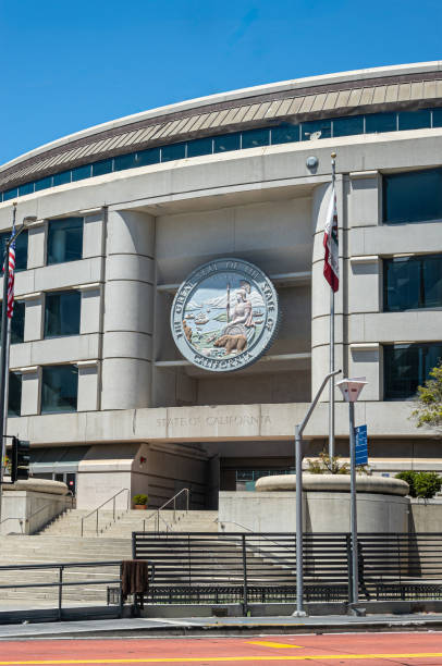 istock Public Utilities Commission building, San Francisco, CA, USA 1647113425