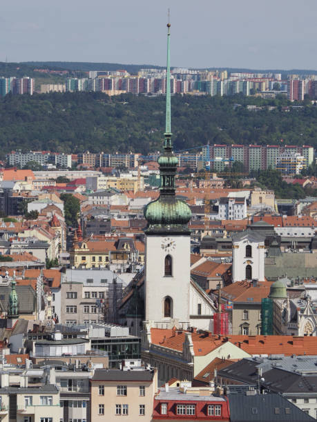 istock Aerial view of Brno 1647153111
