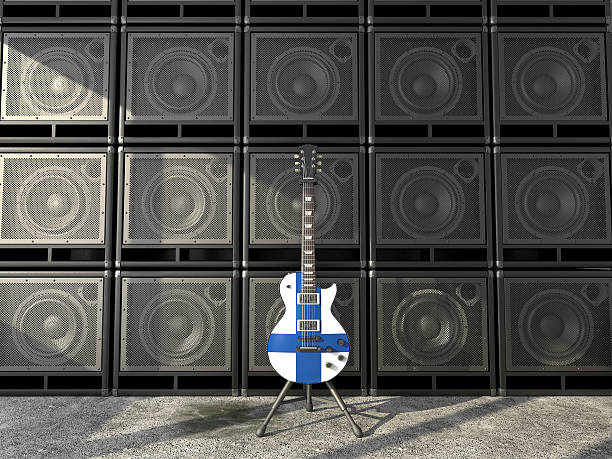 istock Finland flag electric guitar 164719218