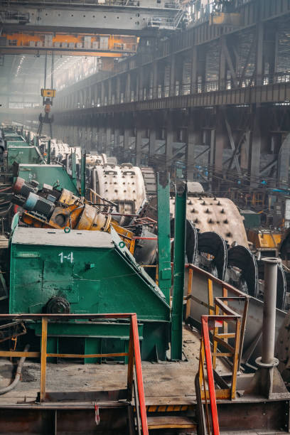 istock Mill grinds ore in ore dressing treatment plant 1647217951