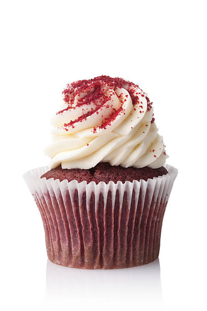 istock chocolate cupcake with cream isolated on white background 164724441