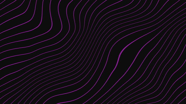 Wavy lines abstract minimal elegant motion background. Seamless looping