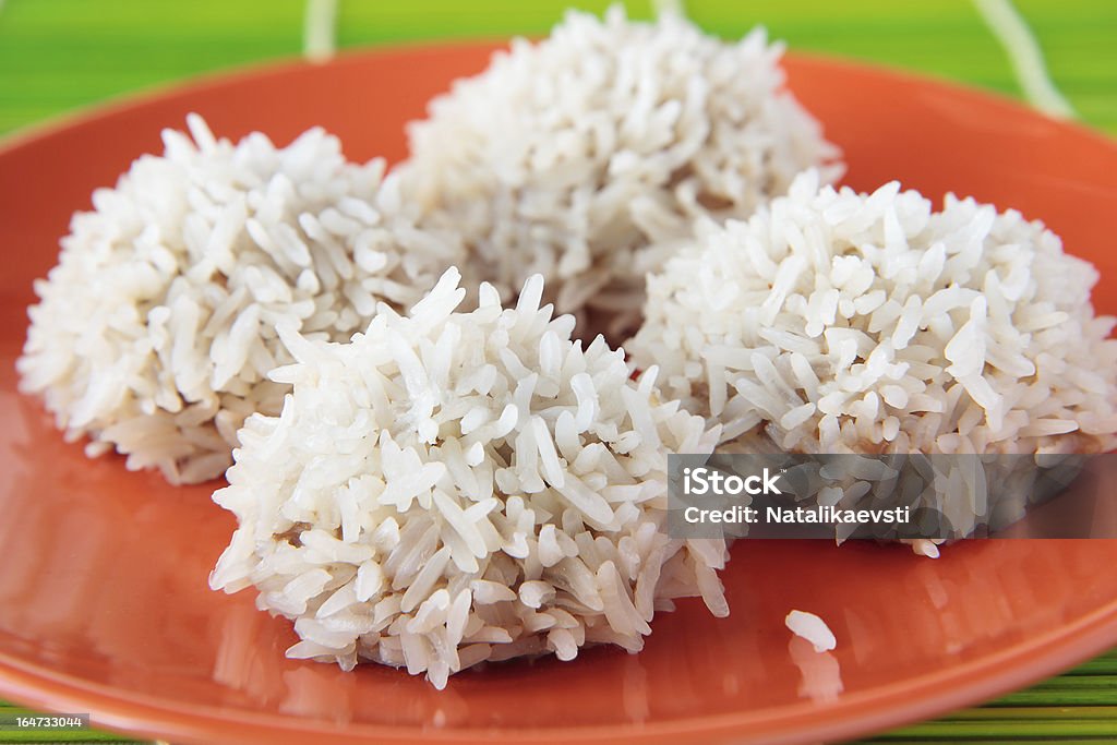 Carne pelotas con arroz - Foto de stock de Albóndiga libre de derechos