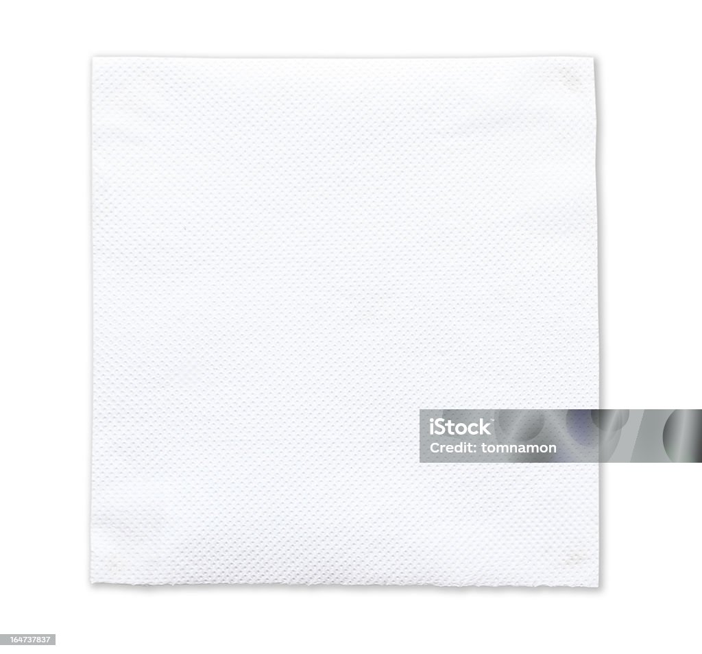 Lenço de Papel em fundo branco - Royalty-free Acessório Foto de stock
