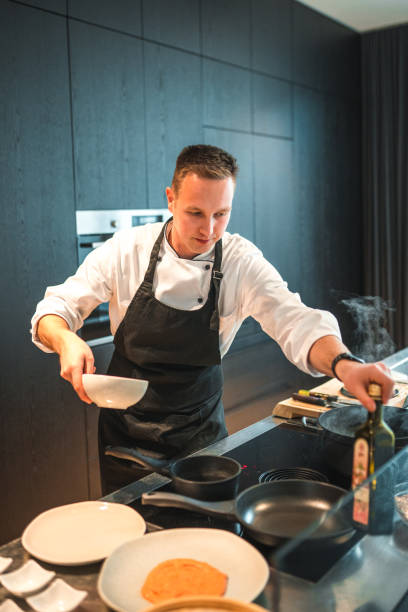 istock Master Chef in Kitchen: Mastering Culinary Creations for Bachelorette Event 1647412734