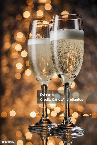 Flutes Of Champagne Stock Photo - Download Image Now - Alcohol - Drink, Anniversary, Celebration