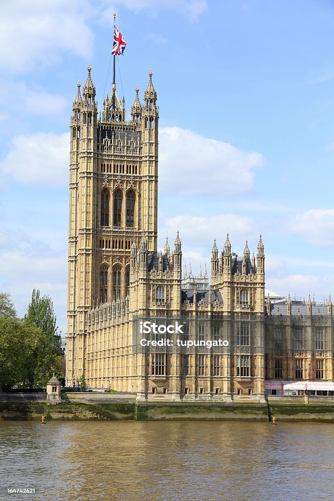 London-Victoria Tower - Foto stock royalty-free di Acqua