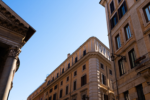 Stunning residential apartments stand next to Rome's famous Pantheon.