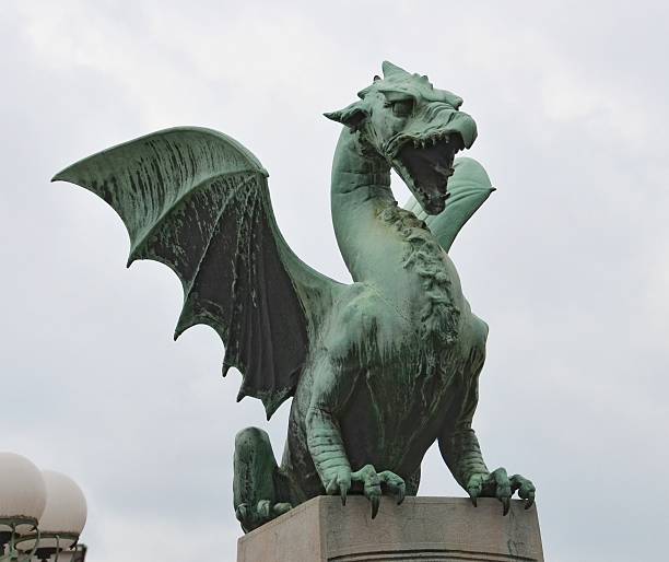 istock Ljubljana Bridge Dragon 164747492