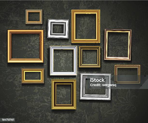 Picture Frames Stock Illustration - Download Image Now - Picture Frame, Gilded, Border - Frame