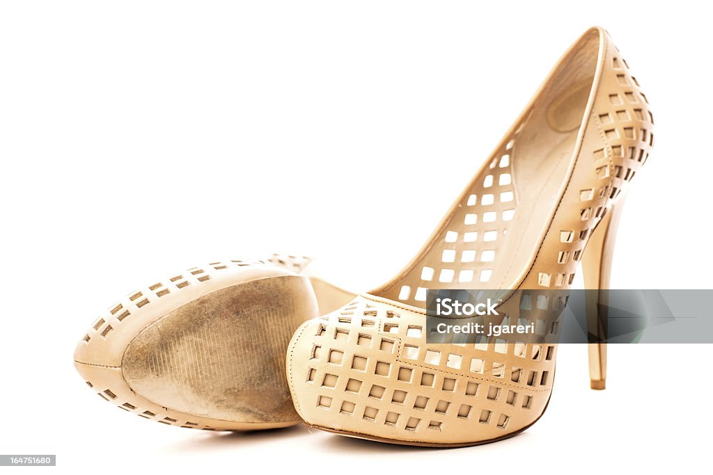 Elegante Frau's Schuh - Lizenzfrei Eleganter Schuh Stock-Foto