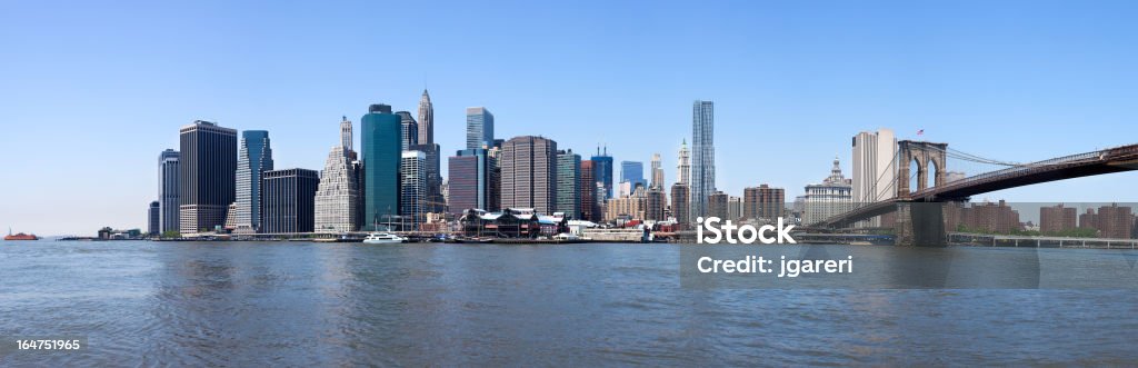 New York City panoramę, Stany Zjednoczone - Zbiór zdjęć royalty-free (Bez ludzi)