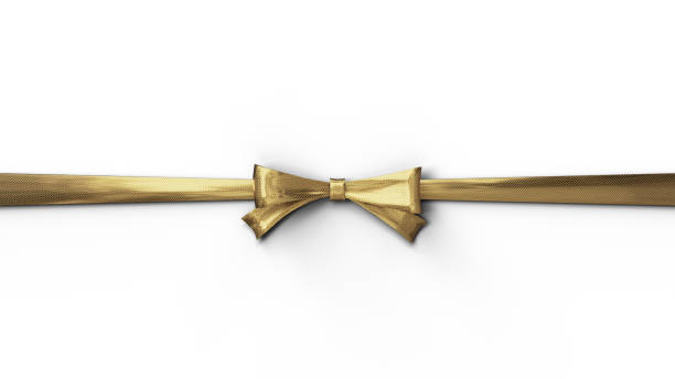 istock Ribbon with Bow. Template for Holiday Decor. 3D Illustration. File with Clipping Path. 1647535358