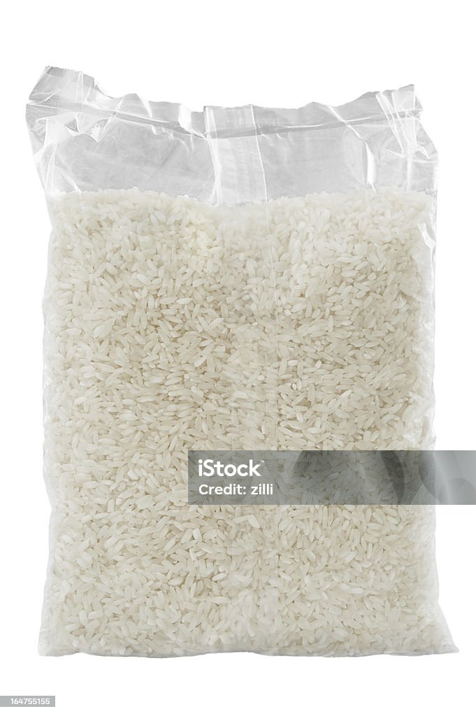 Bolsa de arroz - Foto de stock de Arroz - Alimento básico royalty-free